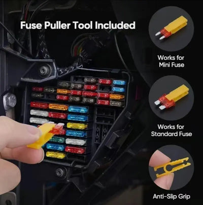 Nouriso 306PCS Car Blade Fuse Assortment Set
