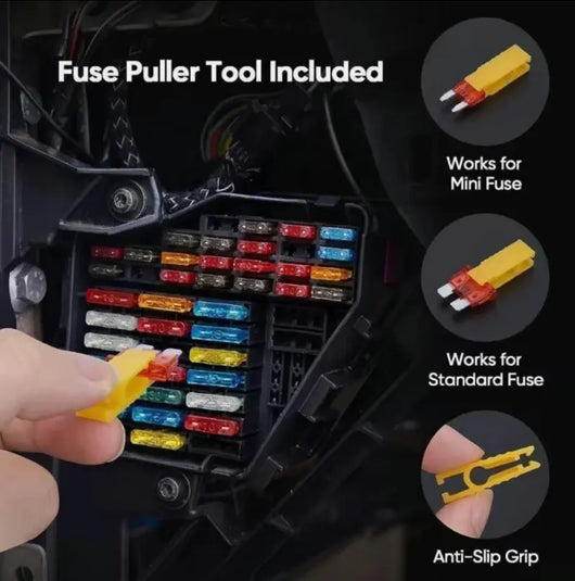 Nouriso 306PCS Car Blade Fuse Assortment Set