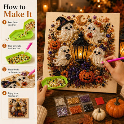 Nouriso Halloween Pearl Art DIY Kit